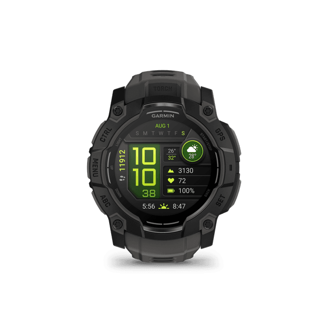 GARMIN Instinct 3 50mm AMOLED Smartwatch Zwart