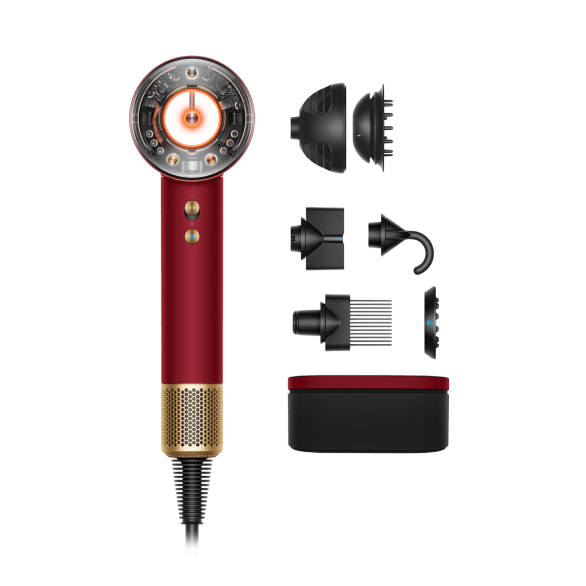 DYSON Supersonic Nural Föhn Red Velvet / Gold — afbeelding 1