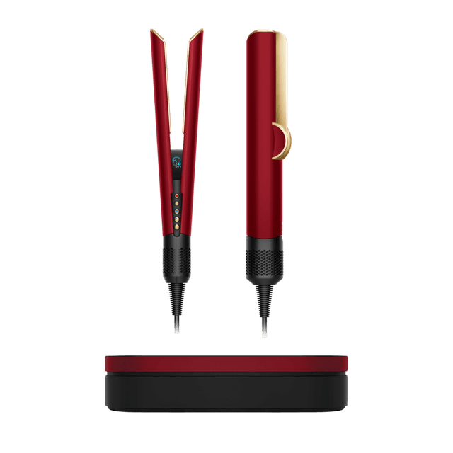 DYSON Airstrait Stijltang Red Velvet / Gold