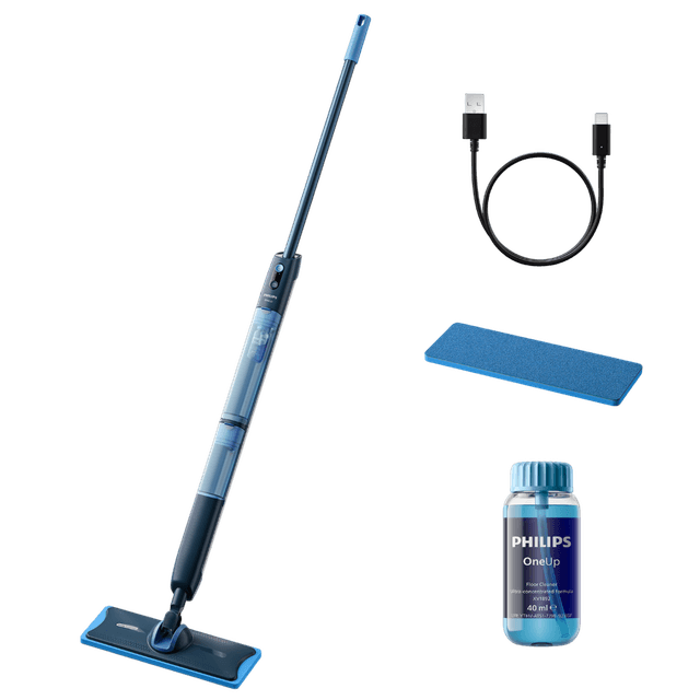 PHILIPS OneUp XV5113/01 Elektrische dweil Blauw