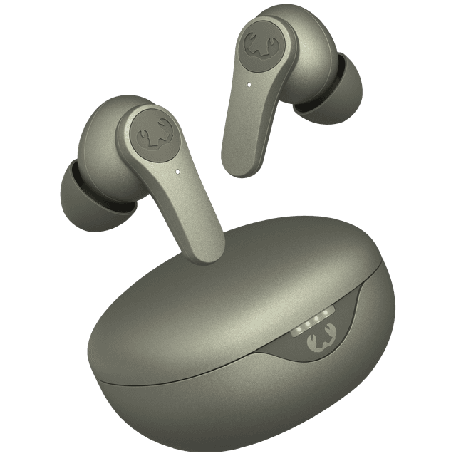 FRESH 'N REBEL Twins Rise Hybrid ANC +ENC 3TW3500DG In-ear Draadloze oordopjes Met Noise-cancelling Dried Green