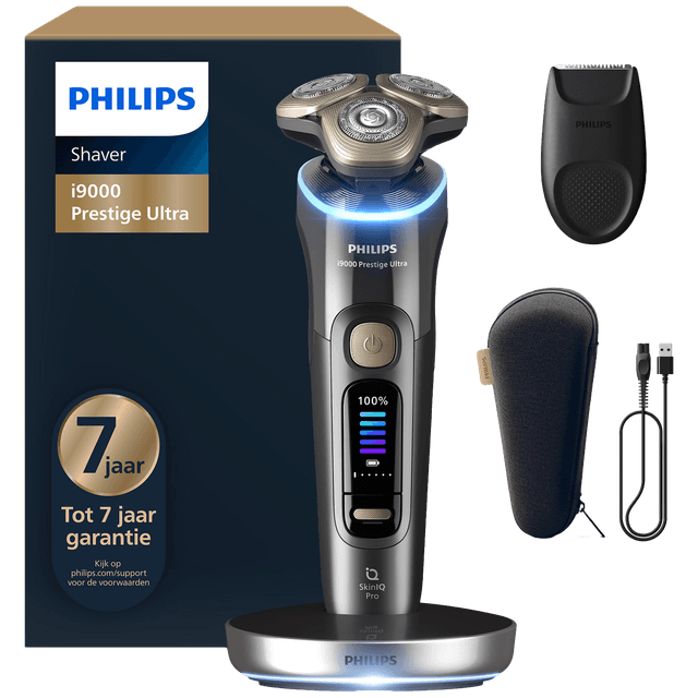 PHILIPS Shaver i9000 Prestige Ultra Wet&Dry XP9402/11 Scheerapparaat Grijs