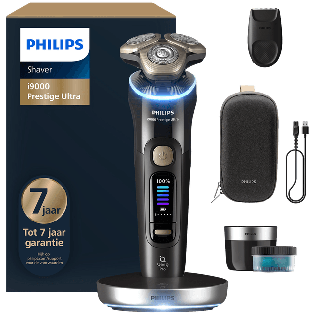 PHILIPS Shaver i9000 Prestige Ultra Wet&Dry XP9400/31 Scheerapparaat Zwart