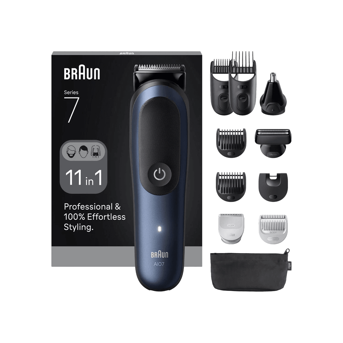 BRAUN All-in-One 11-in-1 AIO 7540 Multigroomer Blauw — afbeelding 1