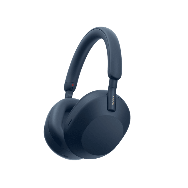 SONY WH-1000XM5 Over-ear Draadloze hoofdtelefoon Met Noise-cancelling Blauw