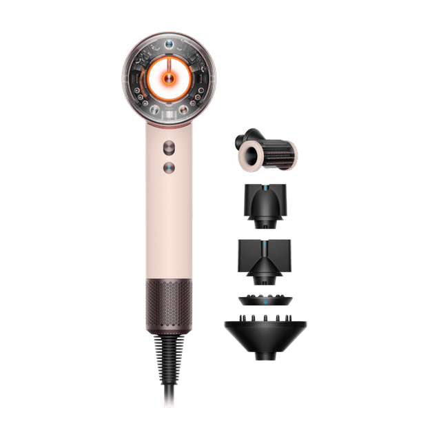 DYSON Supersonic Nural Straight + Wavy Ceramic Pink Föhn Roze
