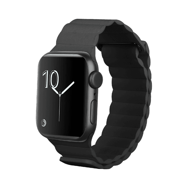JUST IN CASE Magfit Strap Apple Watch 40-42mm Horlogebandje Zwart