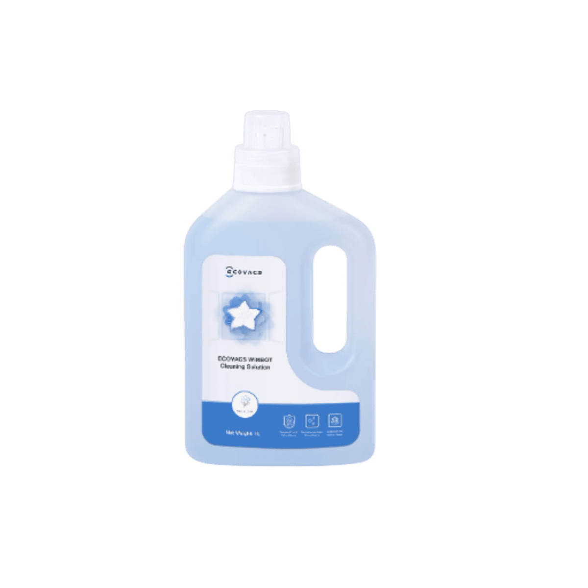 ECOVACS 1L cleaning solution - for WINBOT Reinigingsoplossing Blauw — afbeelding 1