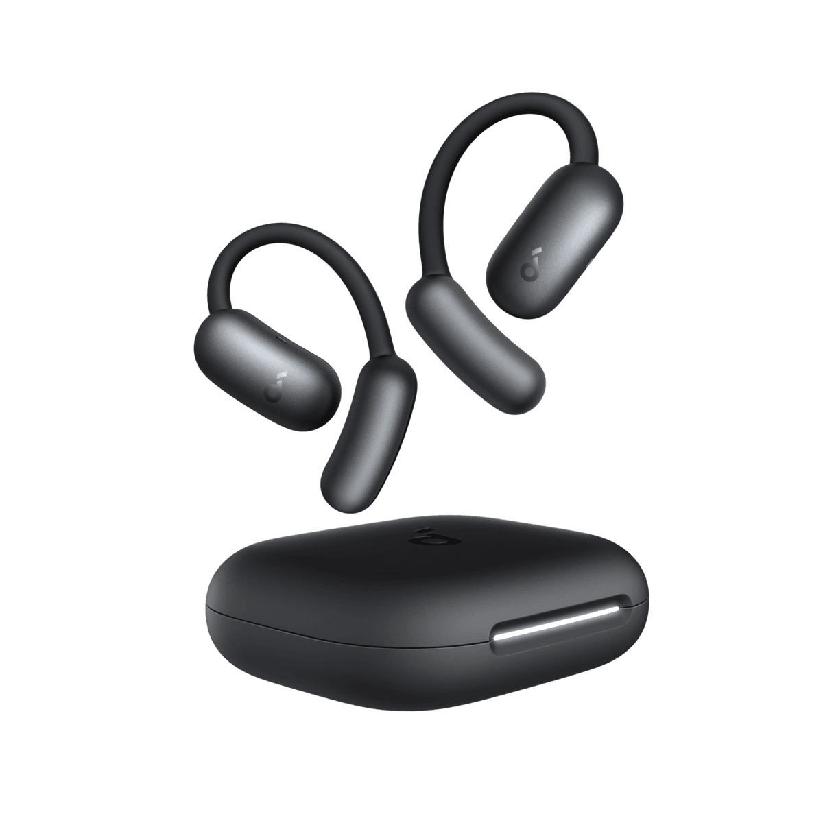 SOUNDCORE AeroFit 2 Open-ear Draadloze oordopjes Zwart — afbeelding 1
