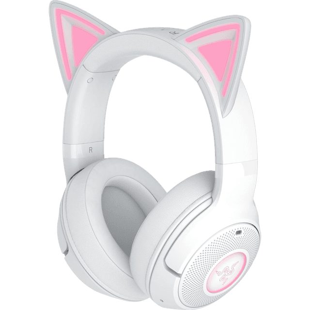 RAZER Kraken BT Kitty Edition V2 Over-ear Draadloze gaming-headset Met Noise-cancelling Wit