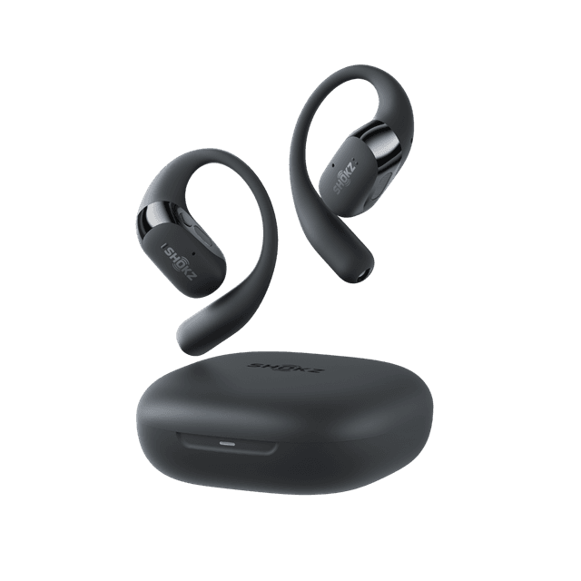 SHOKZ OpenFit 2+ TWS Open-ear Draadloze oordopjes Zwart