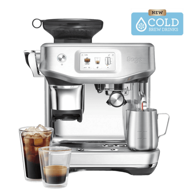 SAGE the Barista Touch Impress Cold - Pistonmachine - Brushed Stainless Steel