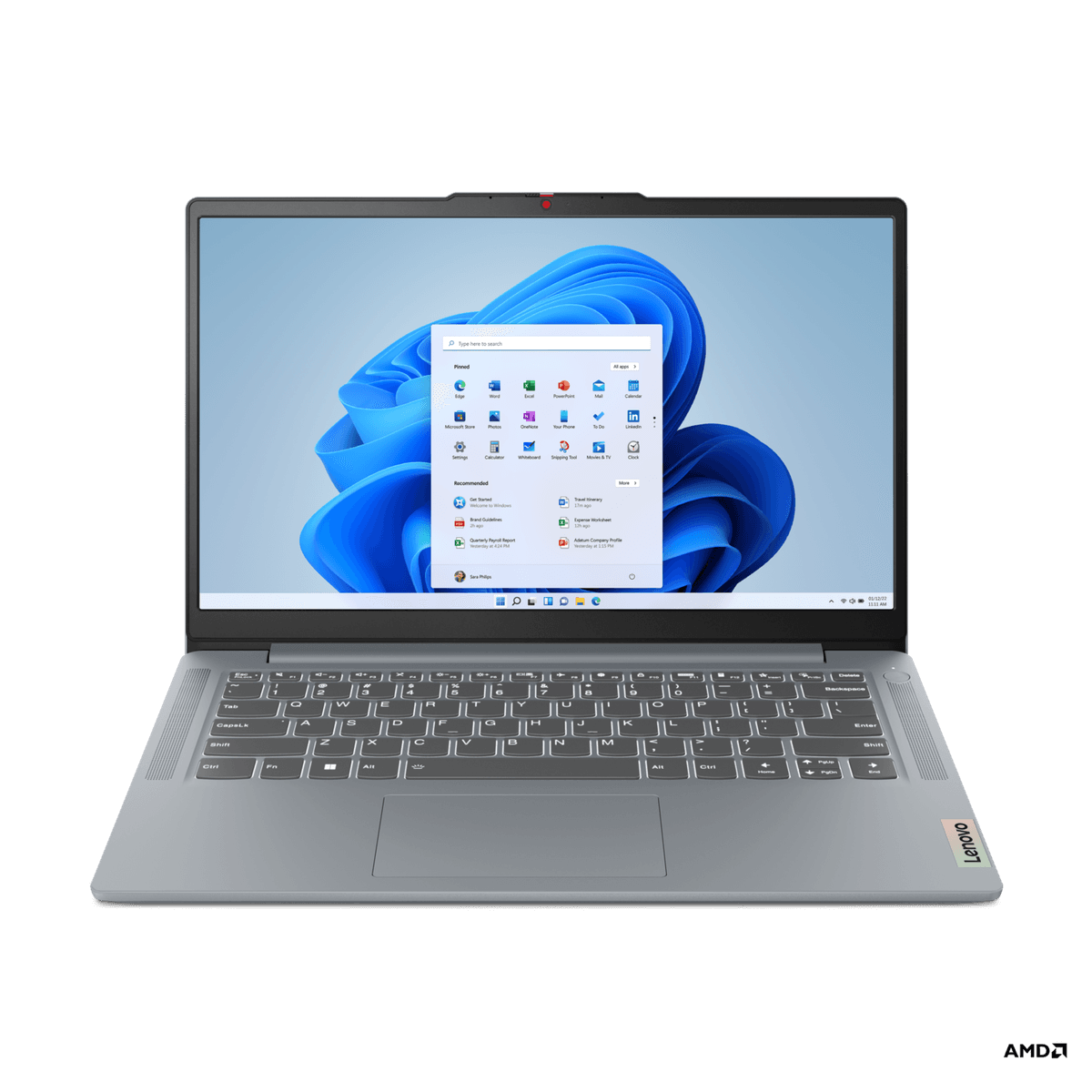 LENOVO IdeaPad Slim 3 14AMN8 - 14 inch - Ryzen™ 5 7520U - 8 GB - 512 GB - Radeon™ 610M — afbeelding 1