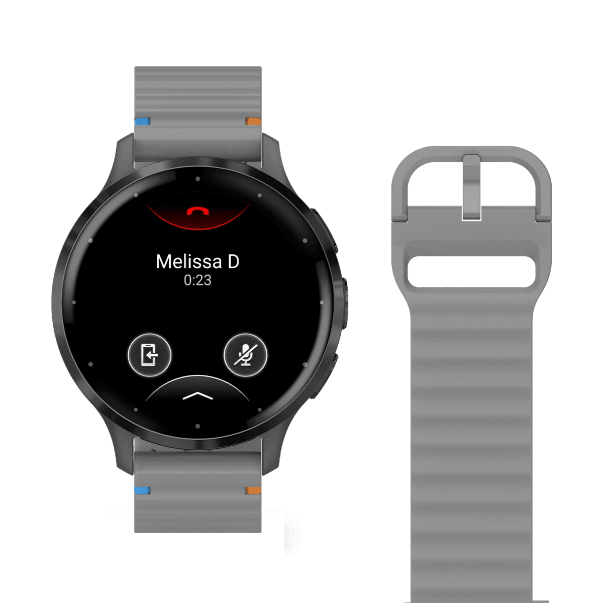 JUST IN CASE ActiveFlex Garmin Venu 3S Horlogebandje Grijs — afbeelding 1