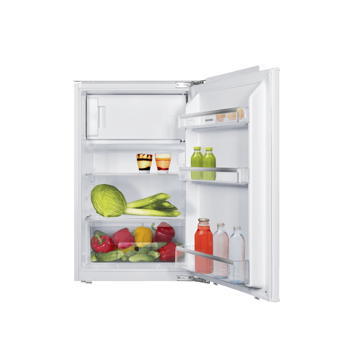 KOENIC KBK 8811 D DOD Koel-vriescombinatie tafelmodel Wit — afbeelding 1
