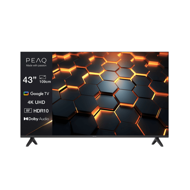 PEAQ PTV 43GU-5025T - Ultra HD 4K - QLED-tv - 43 inch - 2025