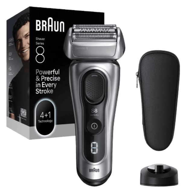 BRAUN 8617s Scheerapparaat Zilver