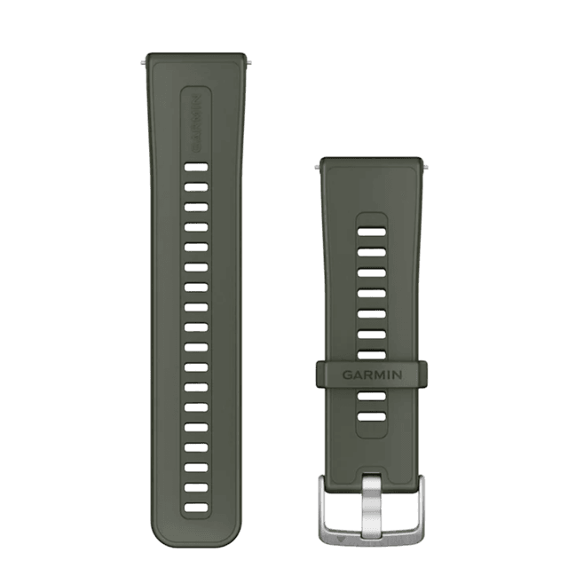 GARMIN Groene siliconen band Venu X1, 24 mm Horlogebandje Groen