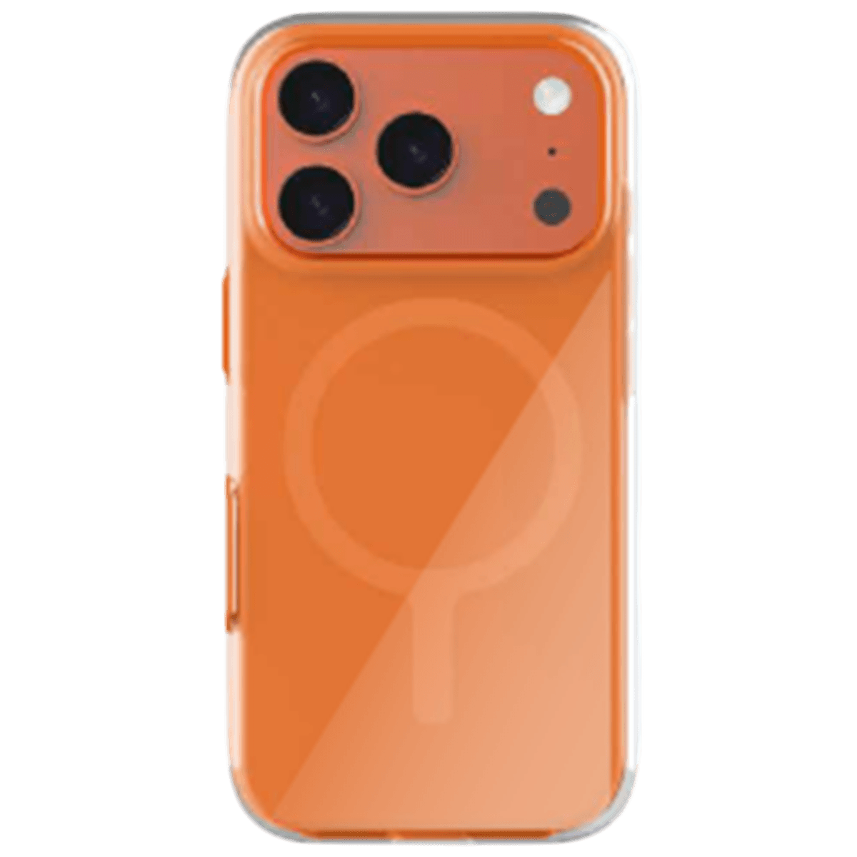 UNIQ iPhone 17 Pro MAX Case Clario MagSafe Orange Telefoonhoesje voor Apple iPhone 17 Pro Max Oranje — afbeelding 1