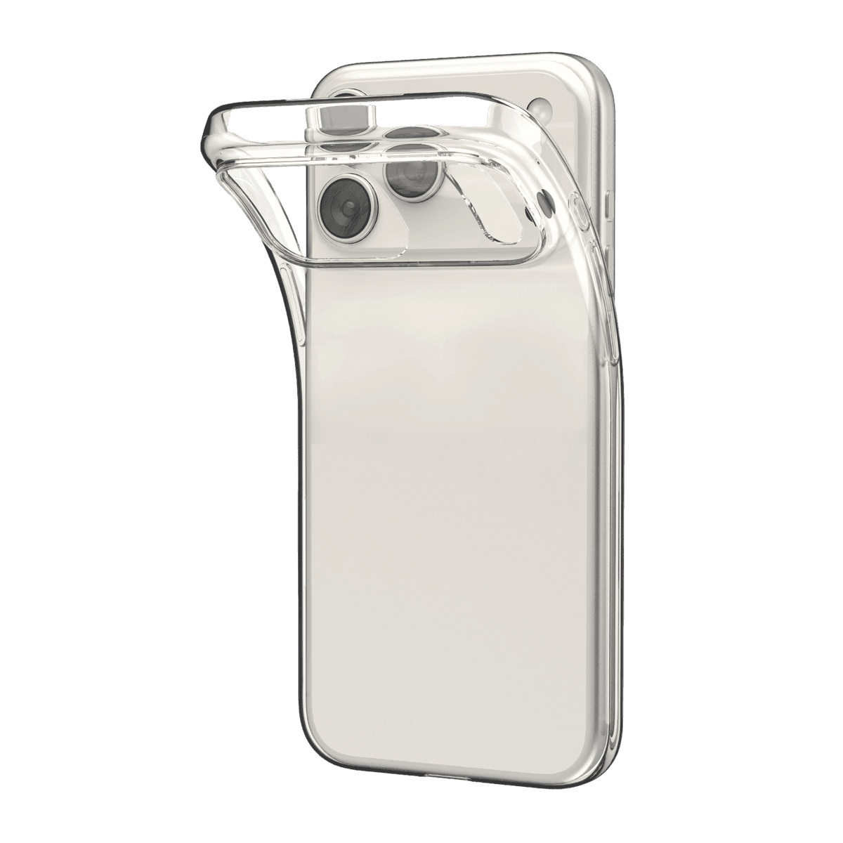 PURO Nude GRS Telefoonhoesje voor Apple iPhone 17 Pro Max Transparent — afbeelding 1