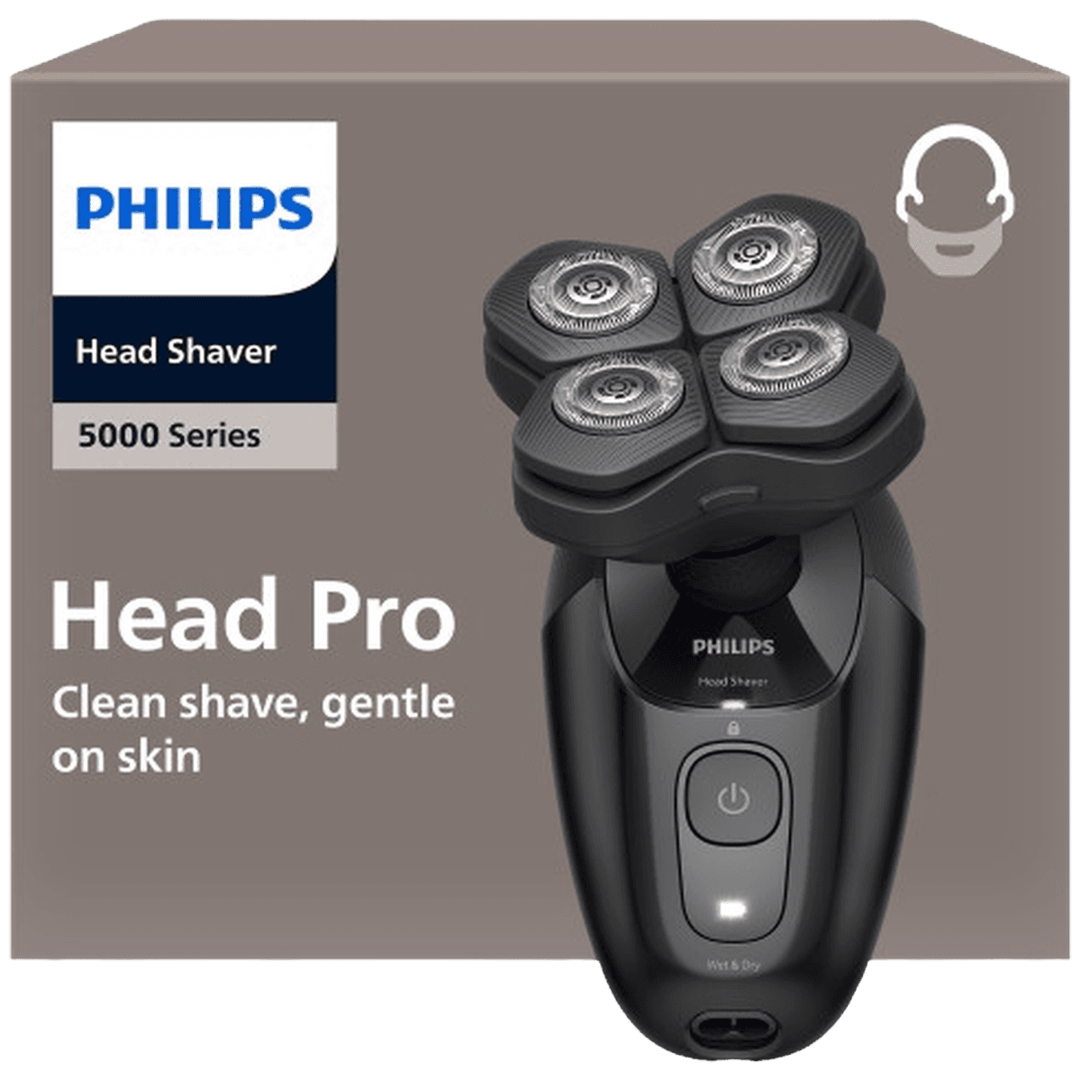 PHILIPS HS5980/15 Philips Series 5000 Headshaver Scheerapparaat Zwart — afbeelding 1