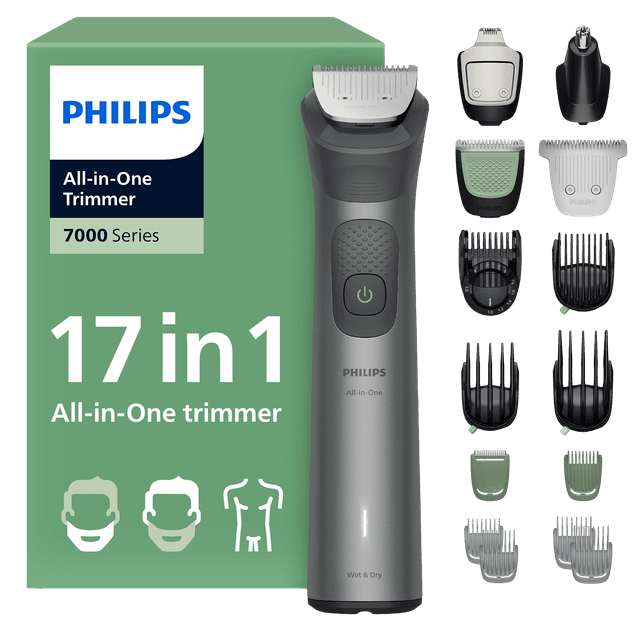 PHILIPS MG7951/15 Philips Series 7000 17 in 1 Multigroom Donker grijs