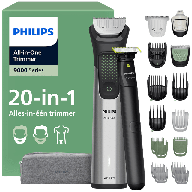 PHILIPS MG9557/15 Series 9000 Multigroom Grijs