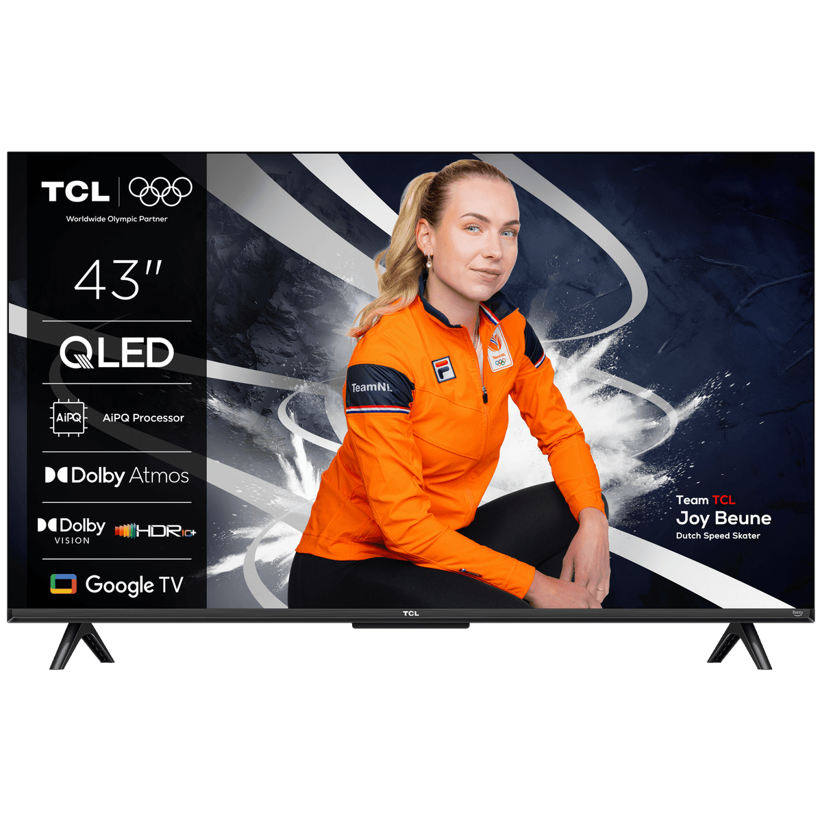 TCL 43T69C - Ultra HD 4K - QLED-tv - 43 inch - 2025 — afbeelding 1