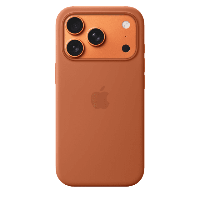 APPLE Silicone MagSafe Telefoonhoesje voor Apple iPhone 17 Pro Terracotta