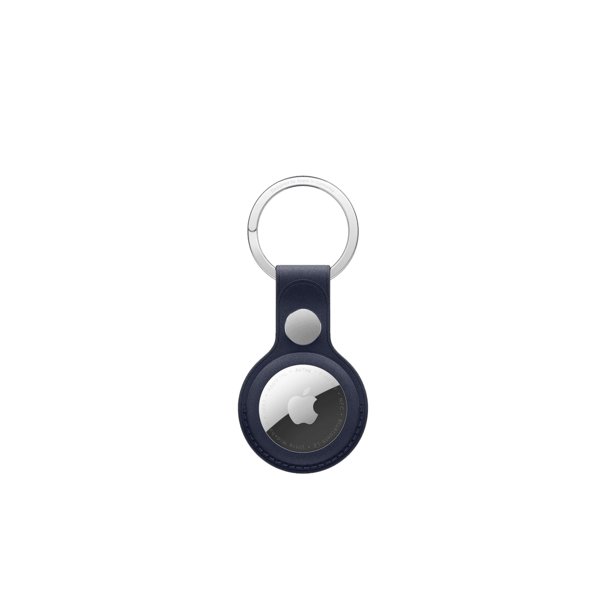 APPLE FineWoven AirTag Keychain Marineblauw — afbeelding 1