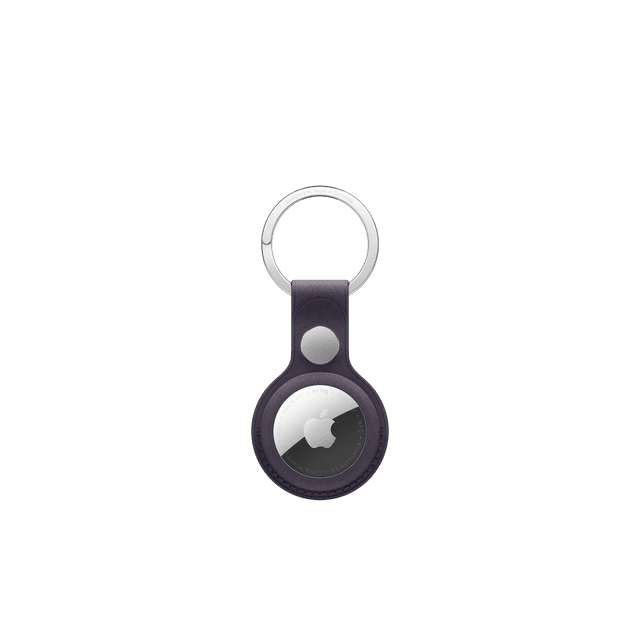 APPLE FineWoven AirTag Keychain Middernachtpaars