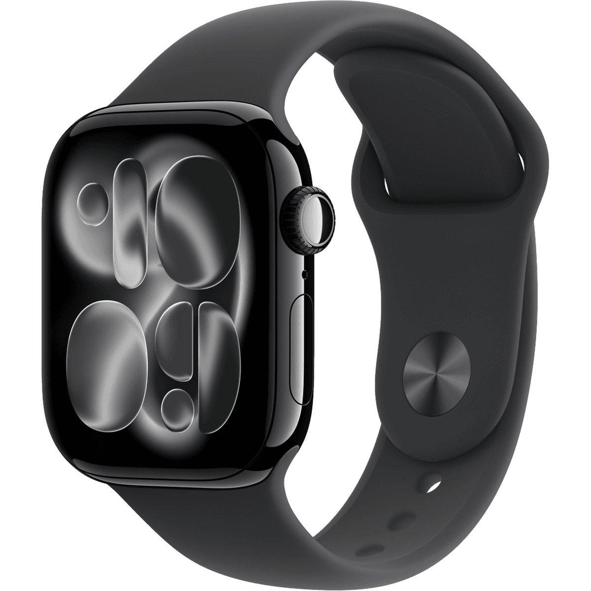 APPLE Watch Series 11 GPS + Cellular - 42mm Aluminium Case - Black Sport Band S/M Smartwatch Jet Black — afbeelding 1