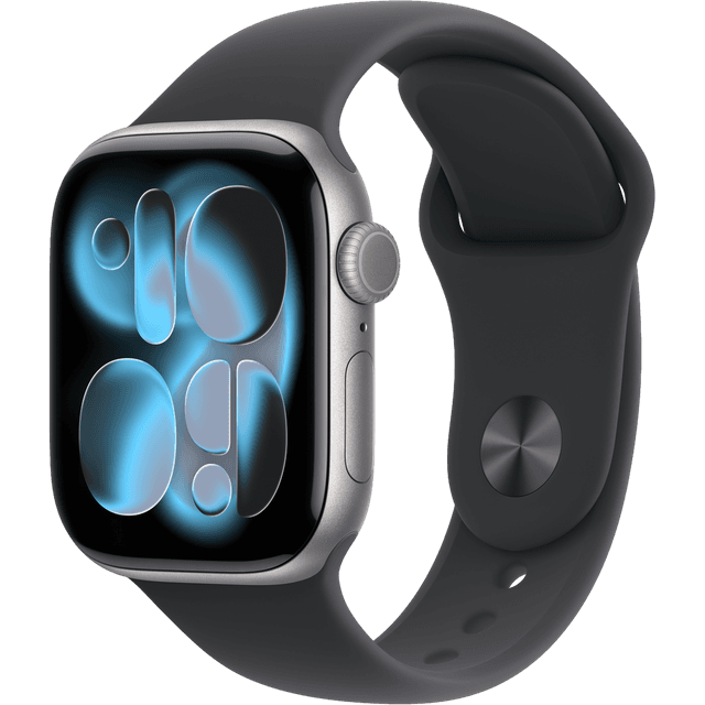 APPLE Watch Series 11 GPS + Cellular - 42mm Aluminium Case - Black Sport Band M/L Smartwatch Space Grey