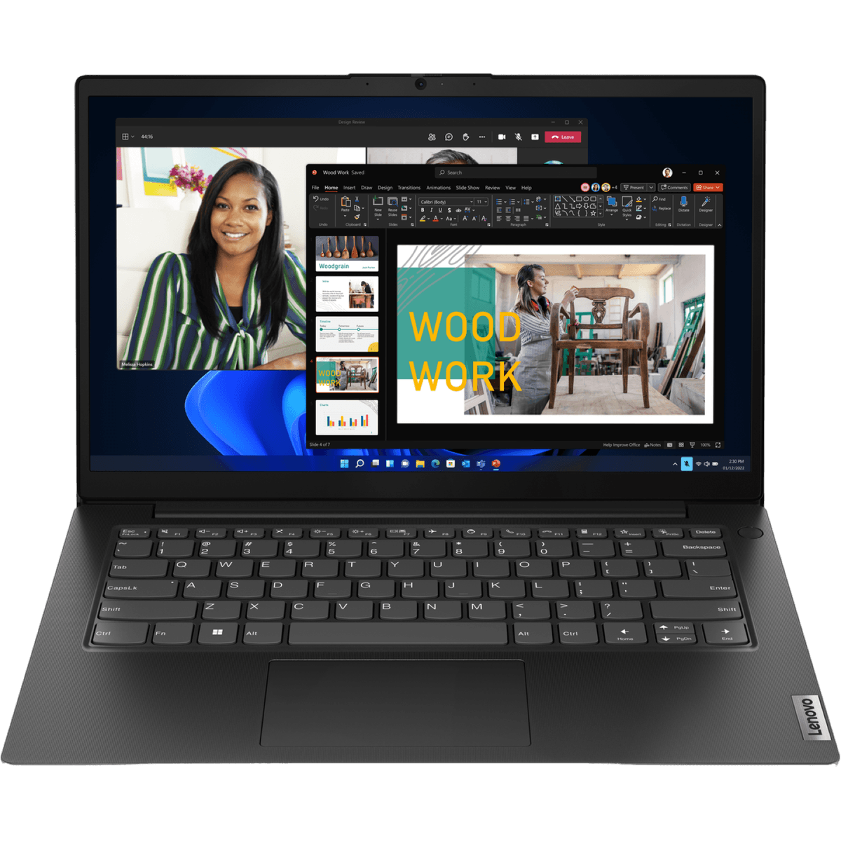 LENOVO Lenovo V14 G4 AMN - 14 inch - AMD Ryzen 5 7520U - 16 GB - 512 GB - Windows 11 Pro — afbeelding 1