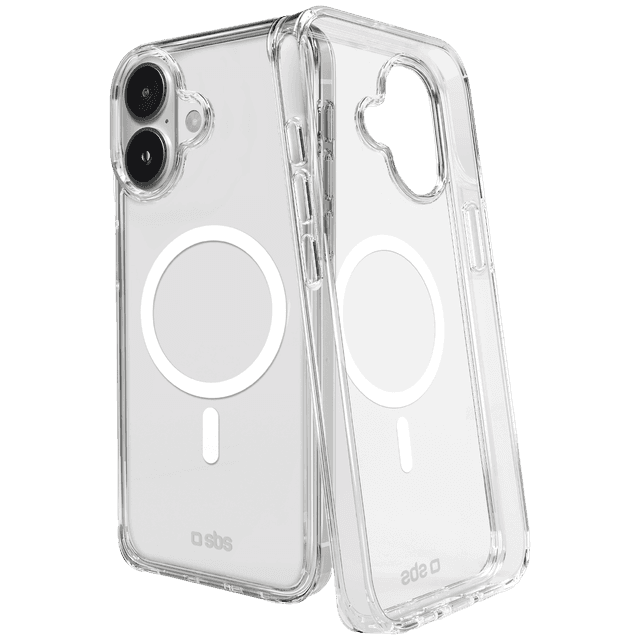 SBS Light Mag Telefoonhoesje voor Apple iPhone 16 Transparent