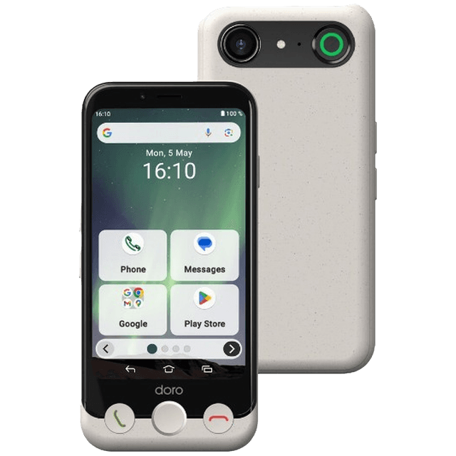 DORO Aurora A10 Senior 64 GB Bone White - 64 GB Wit