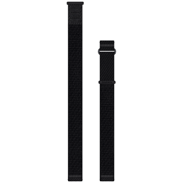 GARMIN Comfortfitband 18 mm, grijs/zwart Horlogebandje Grijs/zwart