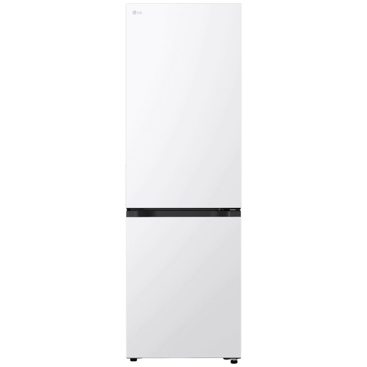 LG GBBSJ10DSW - Koel-vriescombinatie - breedte 59.7 cm - hoogte 186 cm - inhoud 375 L - NoFrost Koel-vriescombinatie Super White — afbeelding 1