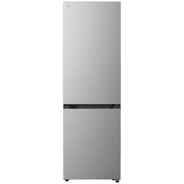 LG GBBSJ10DPY - Koel-vriescombinatie - breedte 59.7 cm - hoogte 186 cm - inhoud 375 L - NoFrost Prime Silver