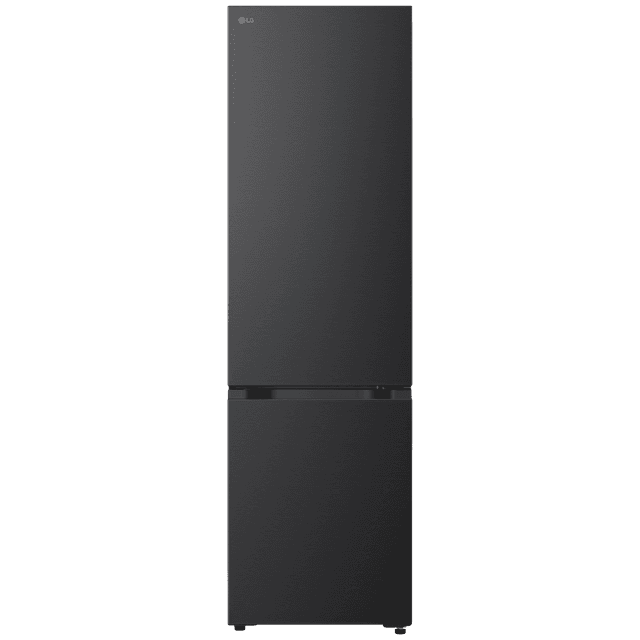 LG GBBS322BEV Koel-vriescombinatie met DoorCooling Smart Inverter compessor hoogte 210.9cm - breedte 65cm - inhoud 262l - Energie label B - Essense Black Steel