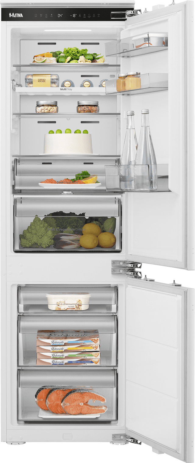 ETNA KCD4178ENF - Inbouw Koel-vriescombinatie - NoFrost - Nishoogte 178 cm Koel/vriescombinatie Wit