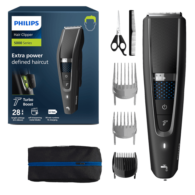PHILIPS HC5632/15 5000 Series Tondeuse Zwart