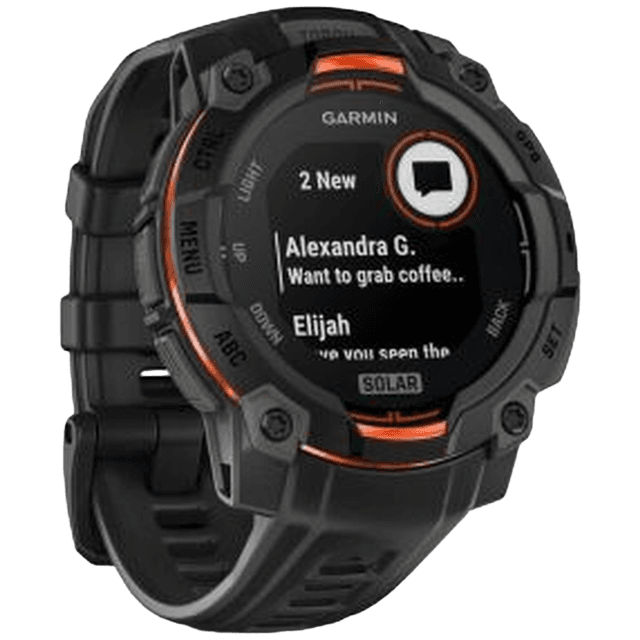 GARMIN Instinct 3 45mm Solar Smartwatch Zwart