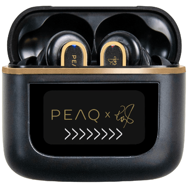 PEAQ PTW-5000-RW In-ear Draadloze oordopjes Met Noise-cancelling Zwart