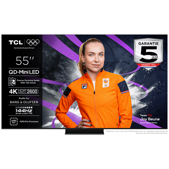 TCL 55C7K - Ultra HD 4K - Mini-led-tv - 55 inch - 2025