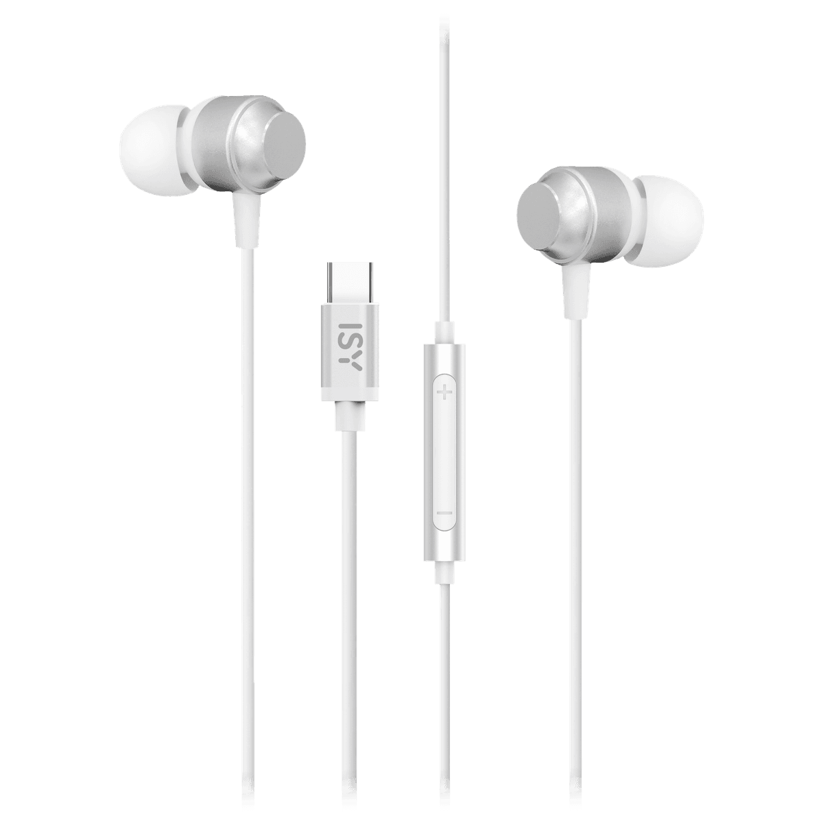 ISY IIE-1102-1 WT USB-C In-ear Bedrade oordopjes Wit — afbeelding 1