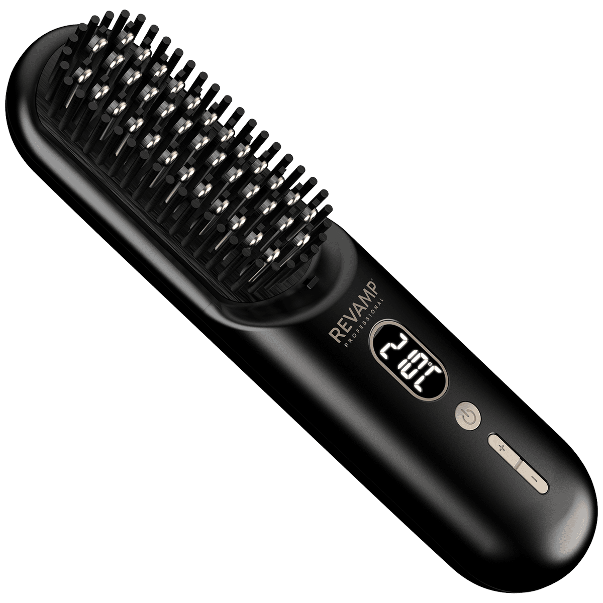 REVAMP BR-1950 - Straight and Go Compact Brush Stijlborstel Zwart — afbeelding 1