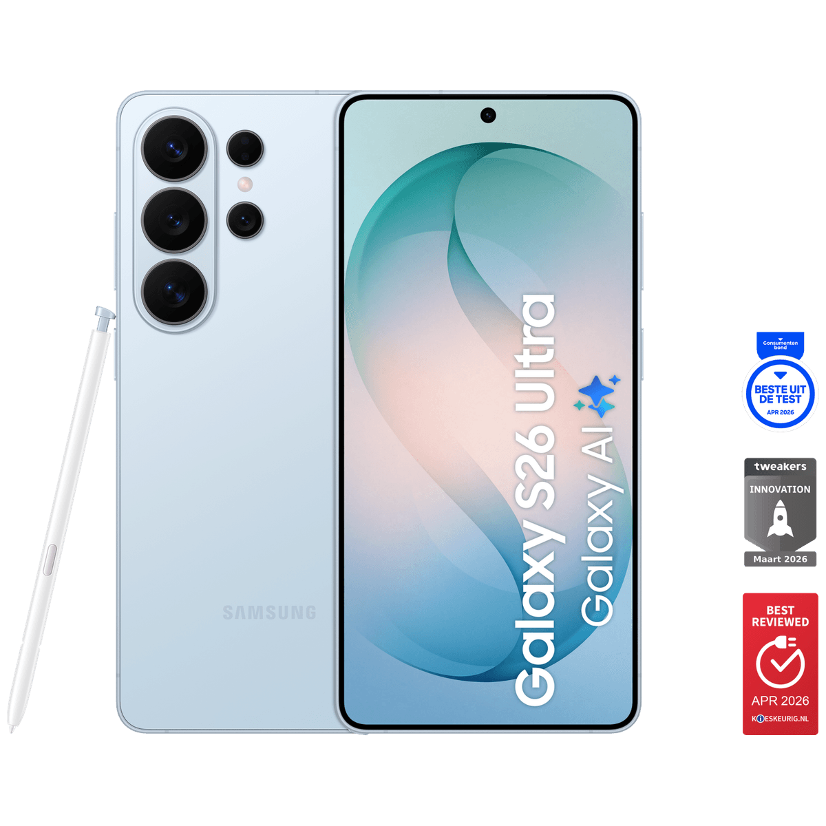 SAMSUNG Galaxy S26 Ultra - 5G - 512 GB Blauw — afbeelding 1