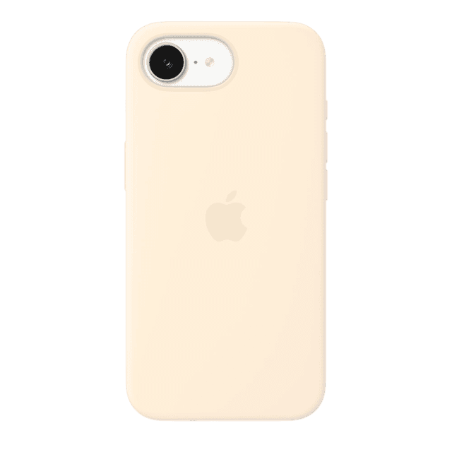 Apple Silicone Magsafe Cover Voor Apple Iphone 17e Vanilla