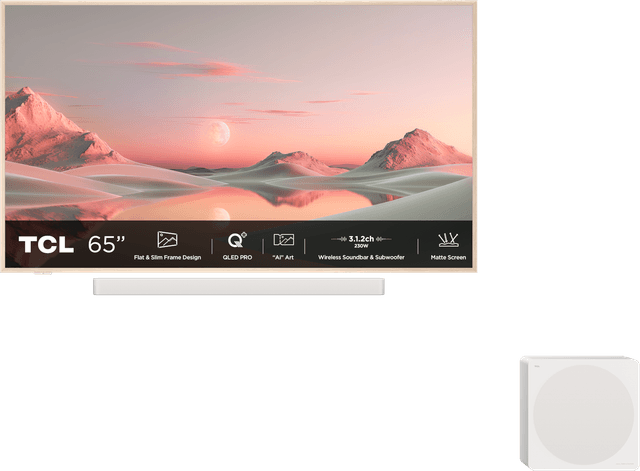 TCL 65A300 PRO NXTVision - Ultra HD 4K - QLED-tv - 65 inch - 2024
